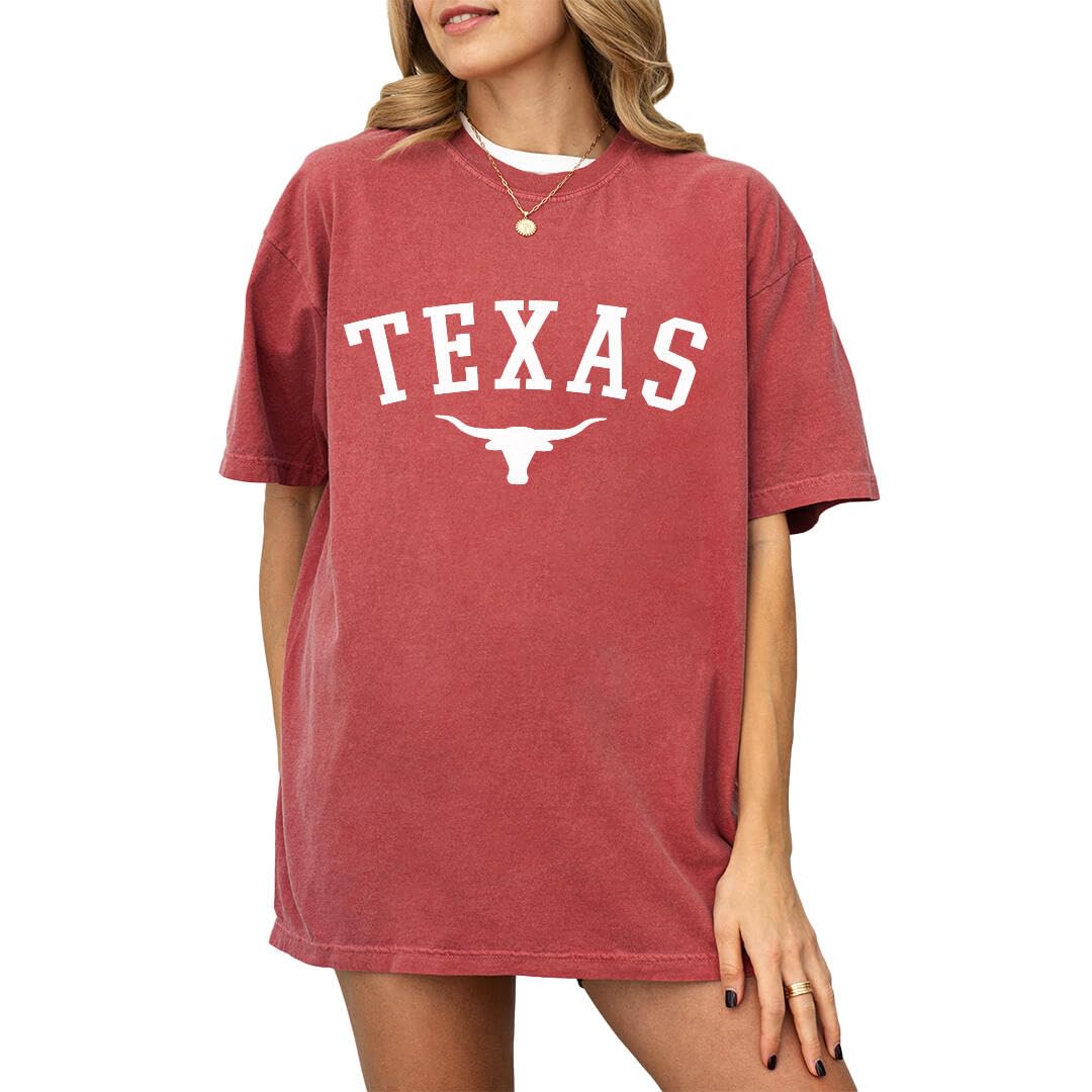 Texas T-Shirt for Men Women Unisex - State Pride Graphic Tee - 100% Cotton Vintage Short Sleeve Crew Neck Top